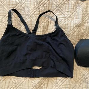 Nursing bra, racerback, medium.